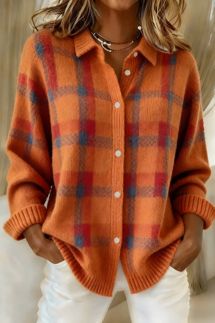 Corinne | Cardigan a quadri
