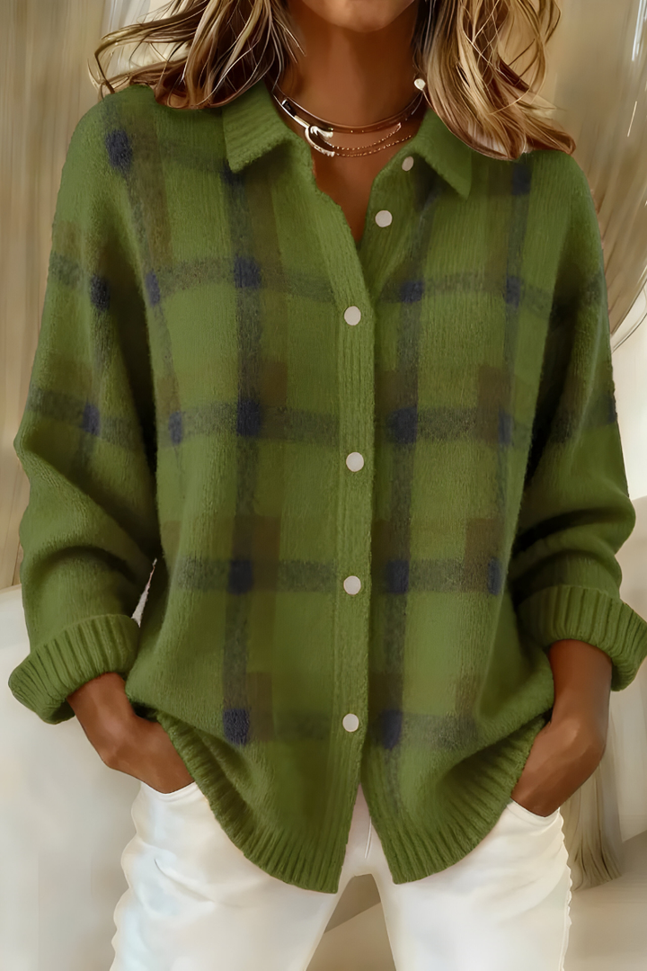 Corinne | Cardigan a quadri