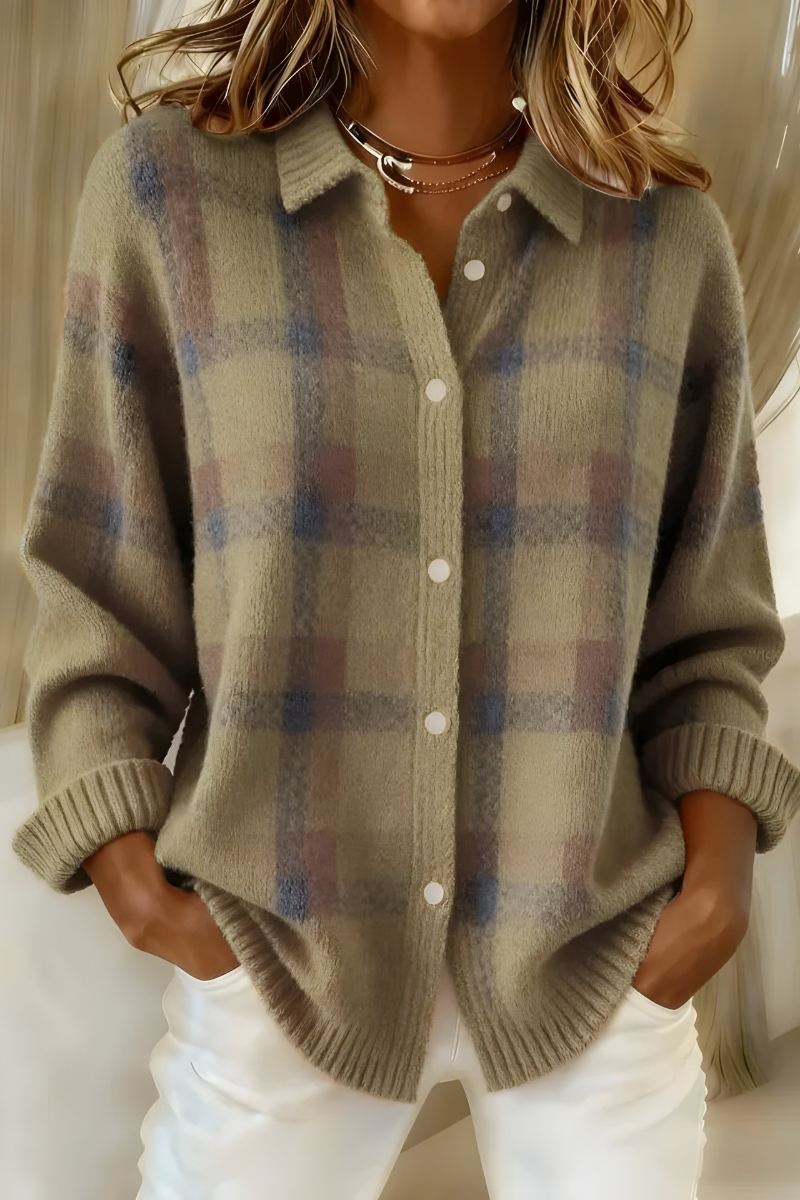 Corinne | Cardigan a quadri