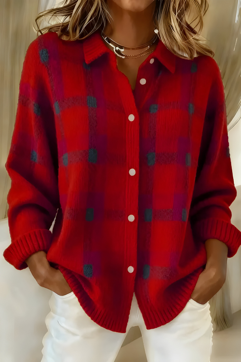 Corinne | Cardigan a quadri