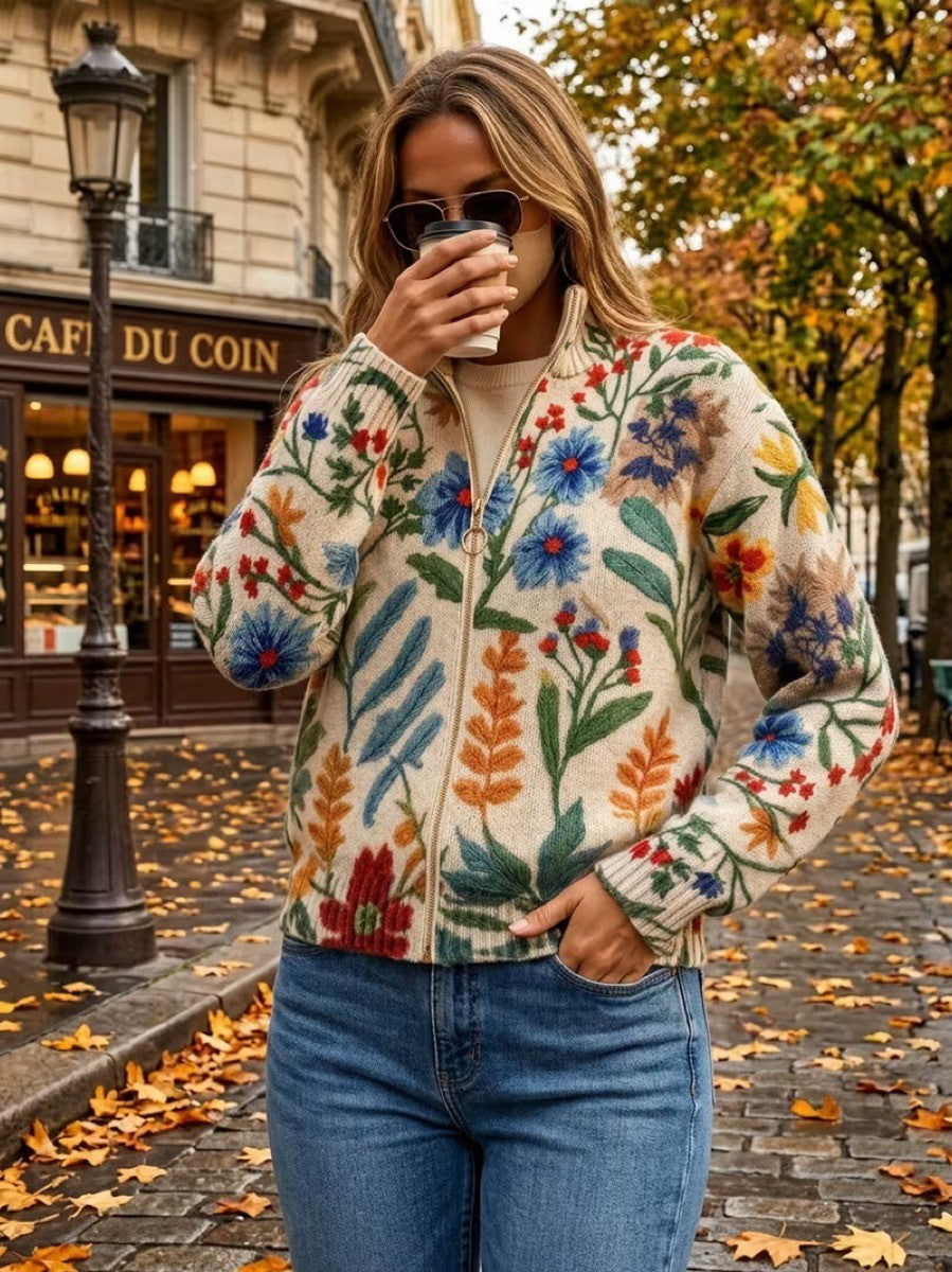 Clementine | Gilet zip del giardino botanico