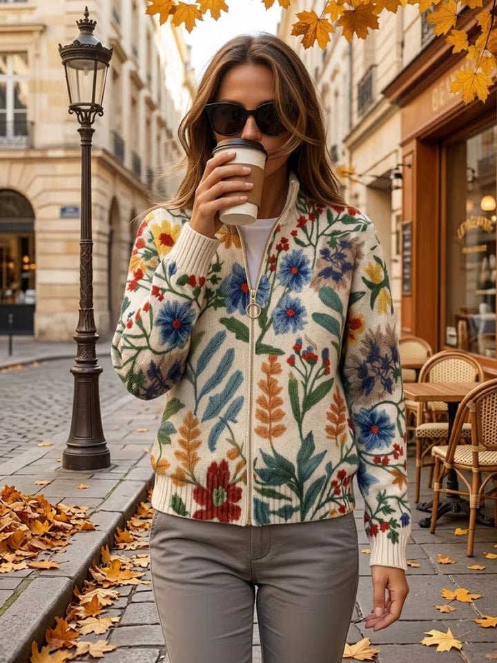 Clementine | Gilet zip del giardino botanico