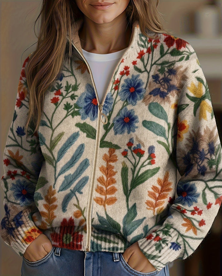 Clementine | Gilet zip del giardino botanico